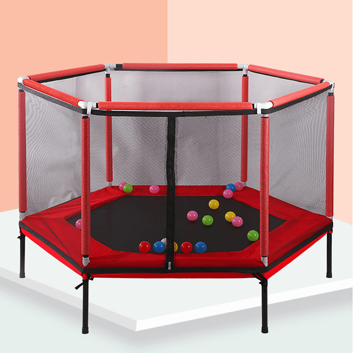 Child Jumping Trampoline Safety Indoor Playground Game Exercise - MRSLM