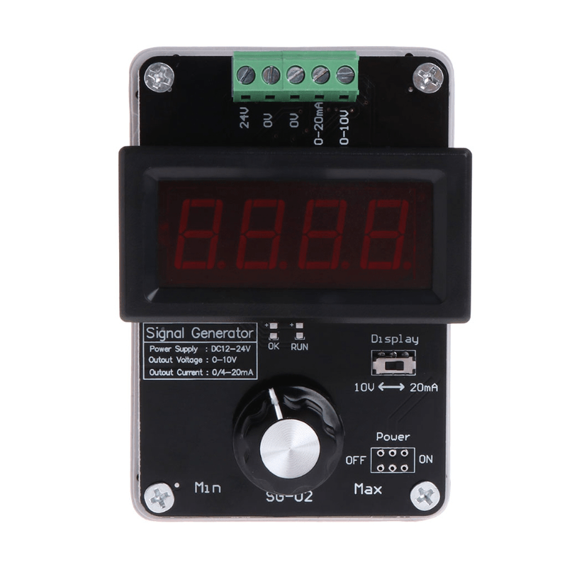 Adjustable Current Voltage Analog Simulator 0~20Ma Signal Generator DC 0~10V with Built-In 2000Ma Rechargeable Lithium Battery - MRSLM