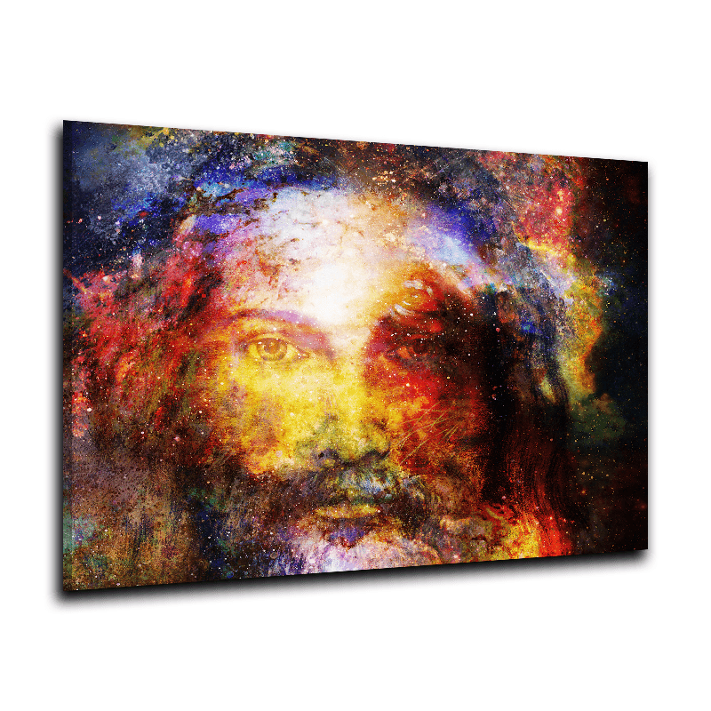 Miico Hand Painted Oil Paintings Jesus Portrait Wall Art for Home Decoration - MRSLM