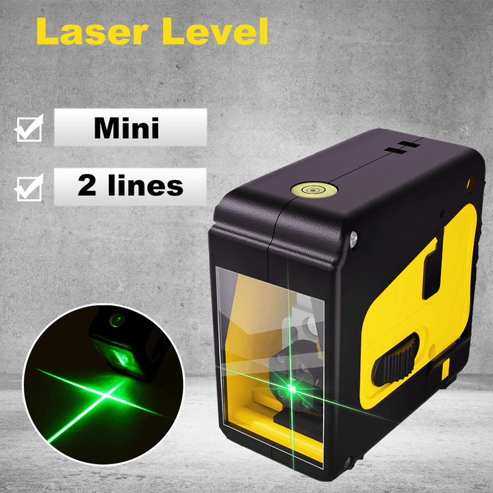 Mini 2 Line Handy Green Light Automatic Rotary Laser Level - MRSLM