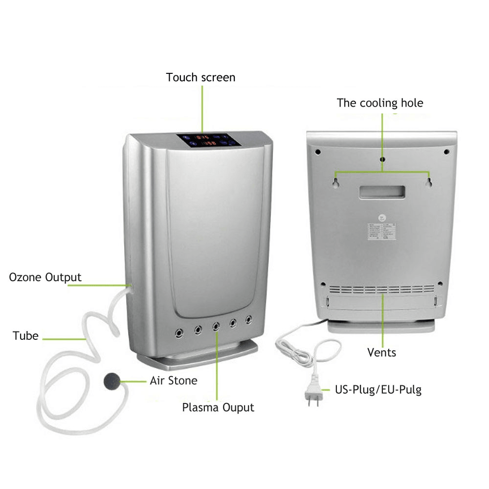 GL-3190 Air Purifier for Home Ozone Water Sterilizers Support Fruit and Vegetable Disinfection Plasma Food Preservation - MRSLM