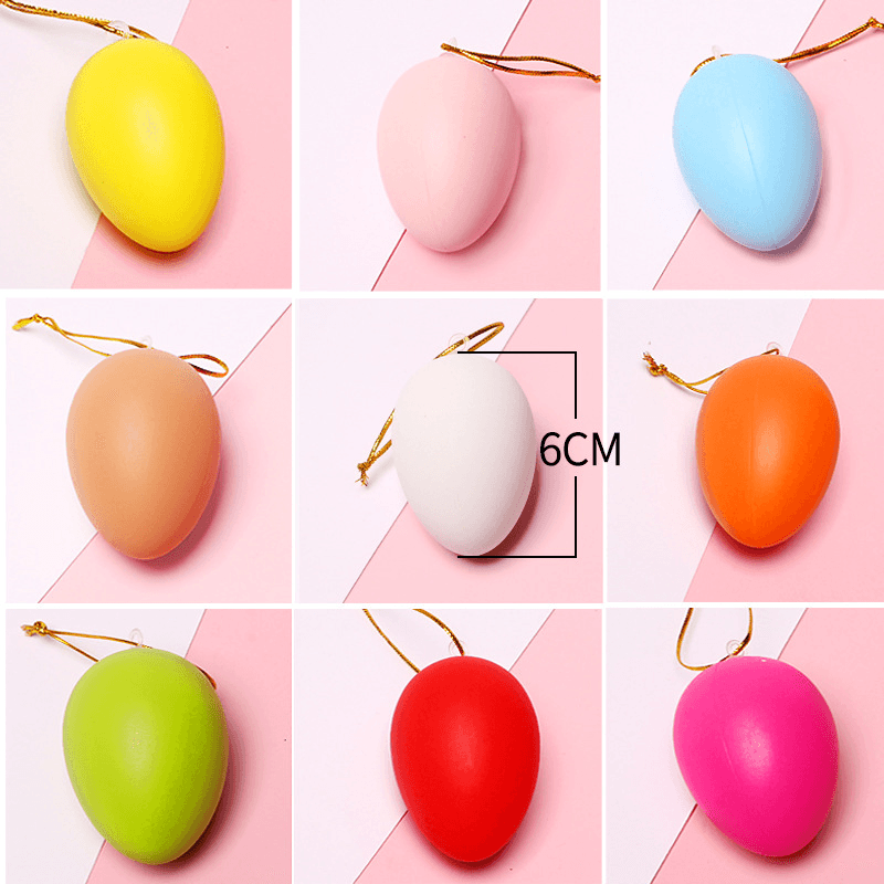 Can Hang Children'S Painted Plastic Simulation Eggs - MRSLM