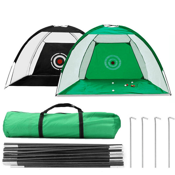 1/2/3M Golf Practice Net Golf Swing Net Sport Aids Trainer Net Indoor Outdoor with Storage Bag - MRSLM