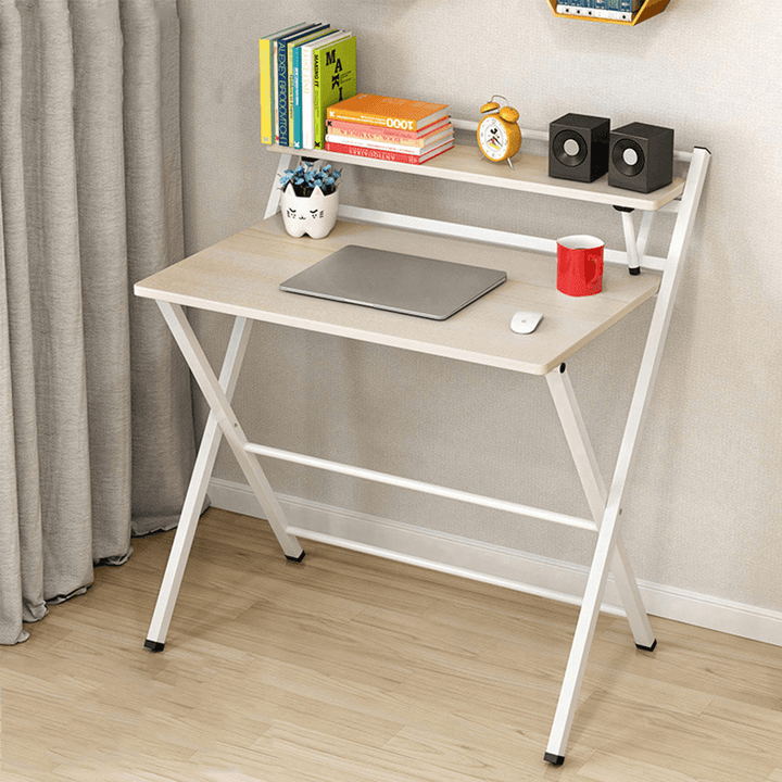 Computer Desk Simple Folding Table Study Desk Home Desktop Computer Desk Small Table for Home Office - MRSLM