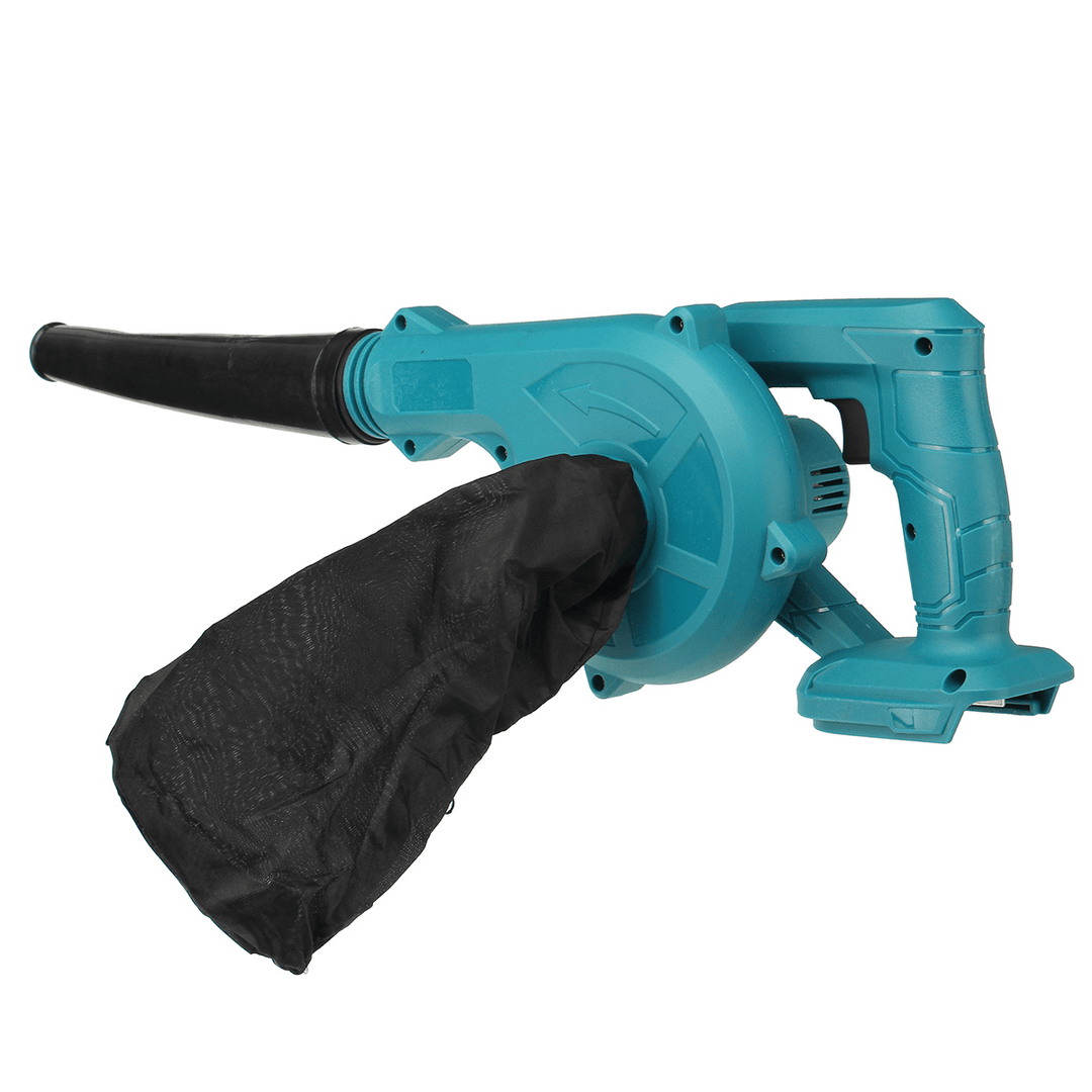 2 in 1 Electric Air Blower Vacuum Cleaner Handheld Dust Collecting Tool for Makita 18V Battery - MRSLM