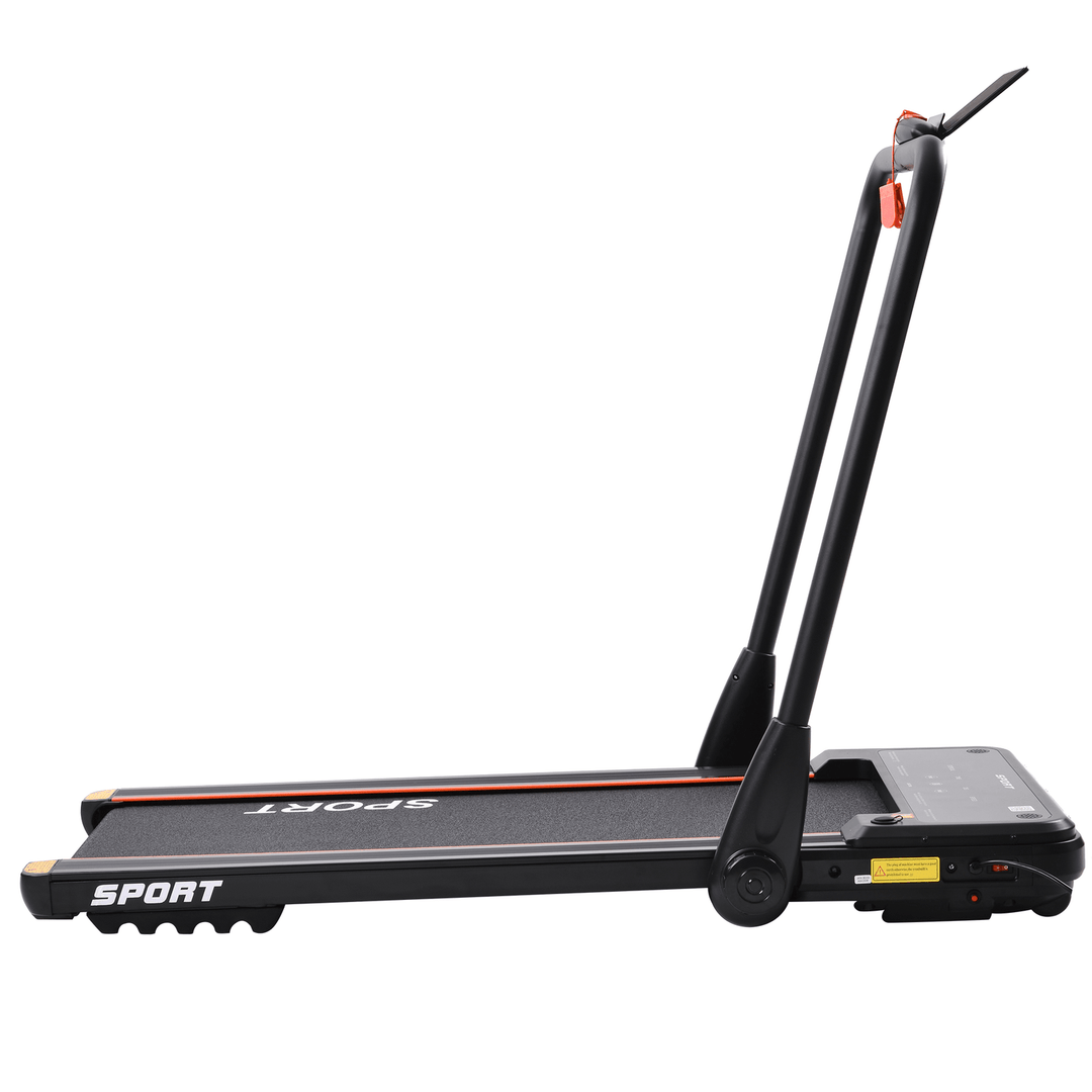 [USA Direct] Bominfit 2.5HP Horizontally Foldable Treadmills 16" Running Belt with Bluetooth APP Fitness Exercise Home Gym - MRSLM