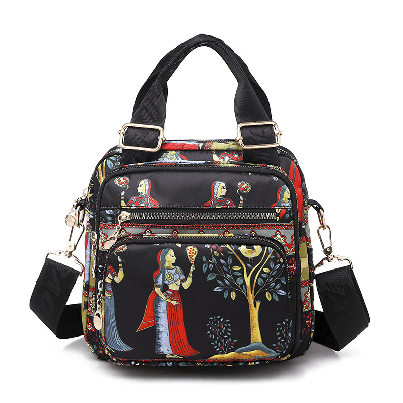 Women Cute Backpack Handbag Nylon Crossbody Bag Tote Bags - MRSLM