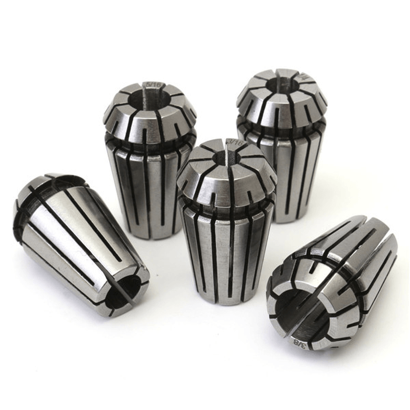 5Pcs 1/8 to 3/8 Inch Spring Collet Set for CNC Milling Lathe Tool - MRSLM