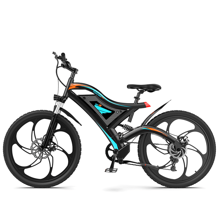 [USA DIRECT] AOSTIRMOTOR S05-1 500W 48V 15Ah 26 Inch Electric Bicycle 45Km/H Max Speed 35Km Power Mode Mileage 150Kg Max Load - MRSLM