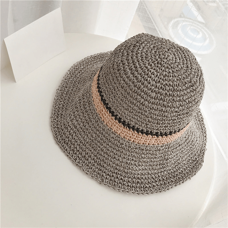 Women Outdoor Foldable Adjustable Straw Hat - MRSLM