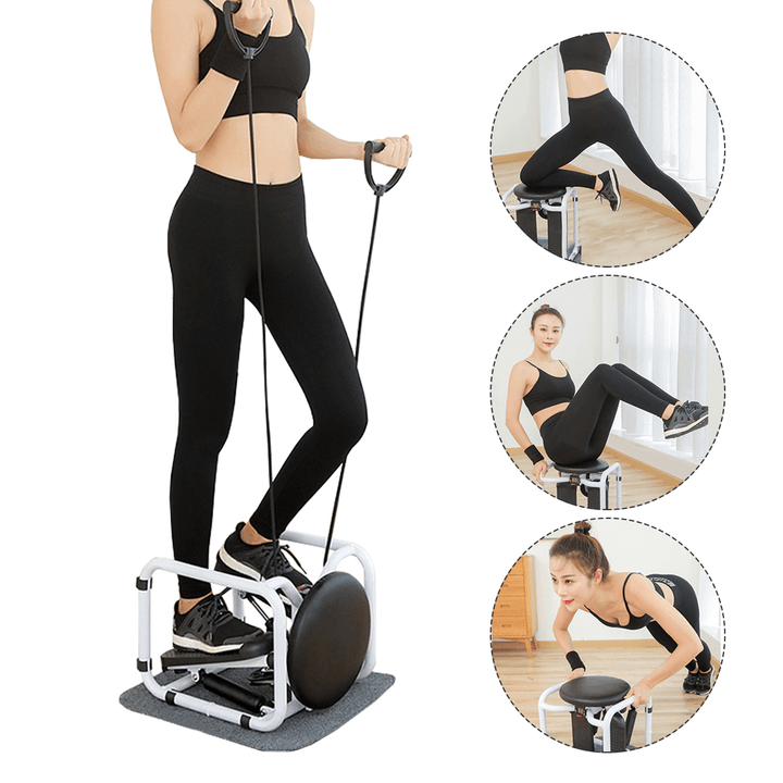 Mini Fitness Stepper Multifunction Air Climber Stair Home Gym Machine Treadmill Steppers Pedal - MRSLM