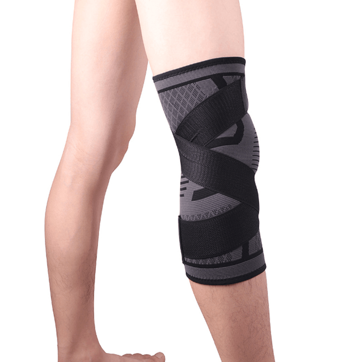 KALOAD 1 Pcs Knee Pad Fitness Running Cycling Elastic Knee Support Sports Knee Protective Gear - MRSLM