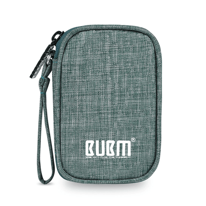 BUBM Travel Carrying Case for Small Electronics and Accessories Earphone Earbuds Cable Change Purse - MRSLM