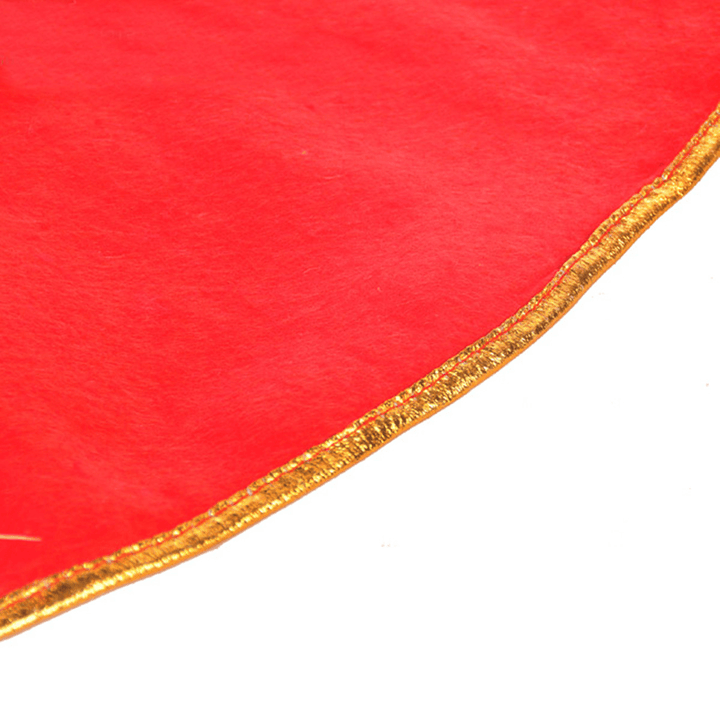 Christmas Tree Skirt Red Christmas Xmas Decoration Ornament - MRSLM