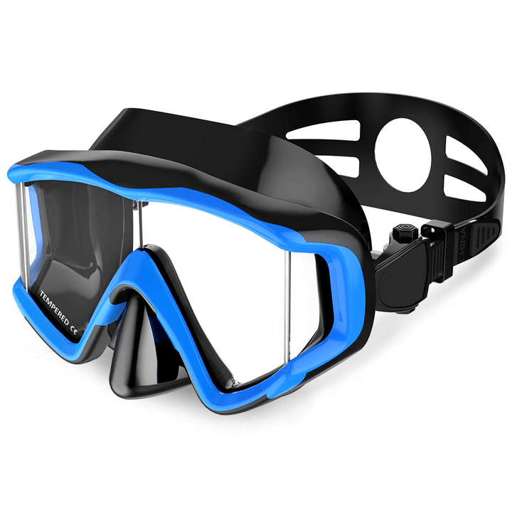 HHAOSPORT M6301 Scuba Diving Mask Glasses anti Fog Tempered Glasses Swimming Snorkeling Goggles for Adult Kids Water Sport - MRSLM