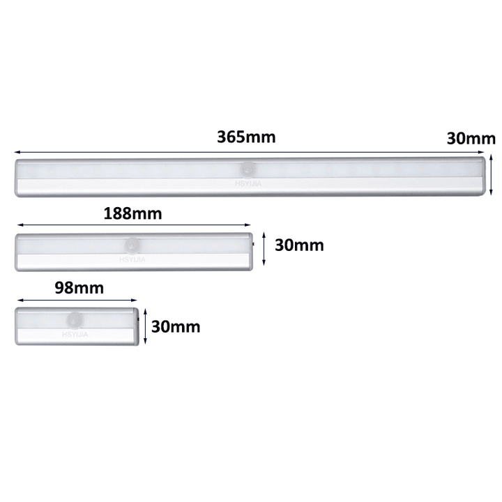 Light & Motion Sensor under Cabinet Lights Wireless Ultra-Thin Wardrobe Light - MRSLM