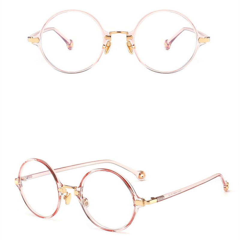 Women'S Vintage Ultralight round Glasses Frame - MRSLM