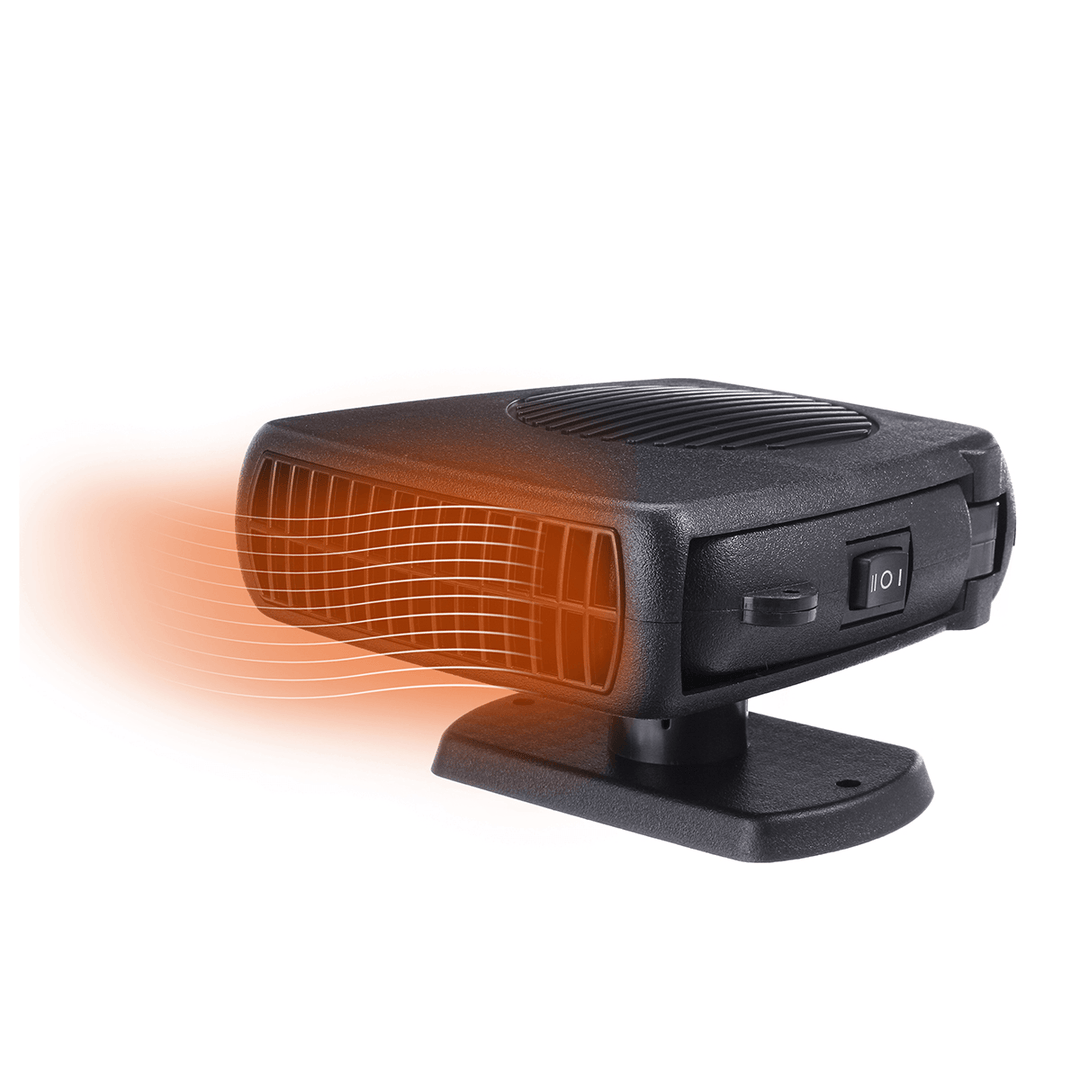 300W 12V/24V DC Portable Car Electric Heater Heating Cooling Fan Windscreen Defroster Demister - MRSLM