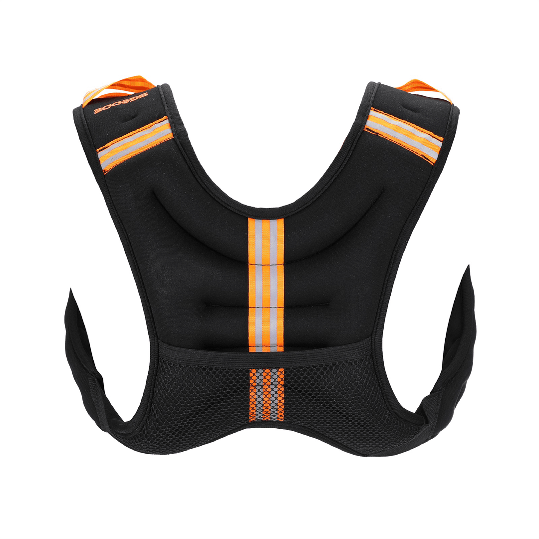 SGODDE Weighted Vest with Reflective Strips Adjustable Weight Vest for Men and Women Strength Training Running Cycling - MRSLM