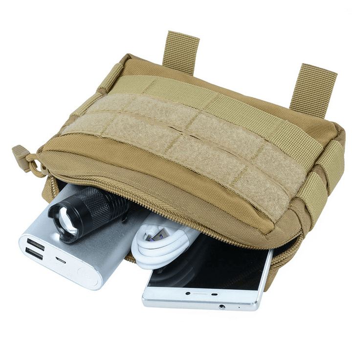 BL118 Waterproof Oxford Fabric Bag Military Tactical Molle Waist Bag Utility Pouch Emergency Pocket Bag - MRSLM