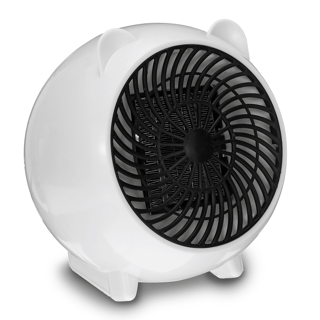 500W Mini Size Personal Space Heater Electric Heater for Home Office Small Heater PTC Ceramic Air Heater - MRSLM