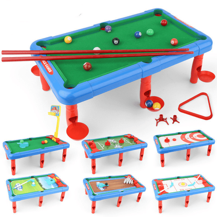 Children'S Sports Indoor Table Game Billiard Table Toys Balls - MRSLM