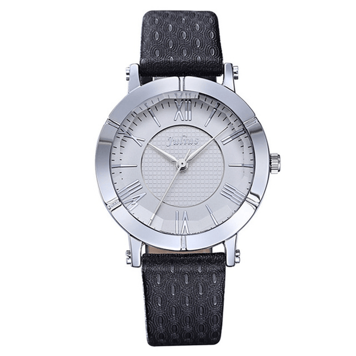 JULIUS 789 Fashion Luxury Leather Strap Ladies Student Quartz Watch - MRSLM