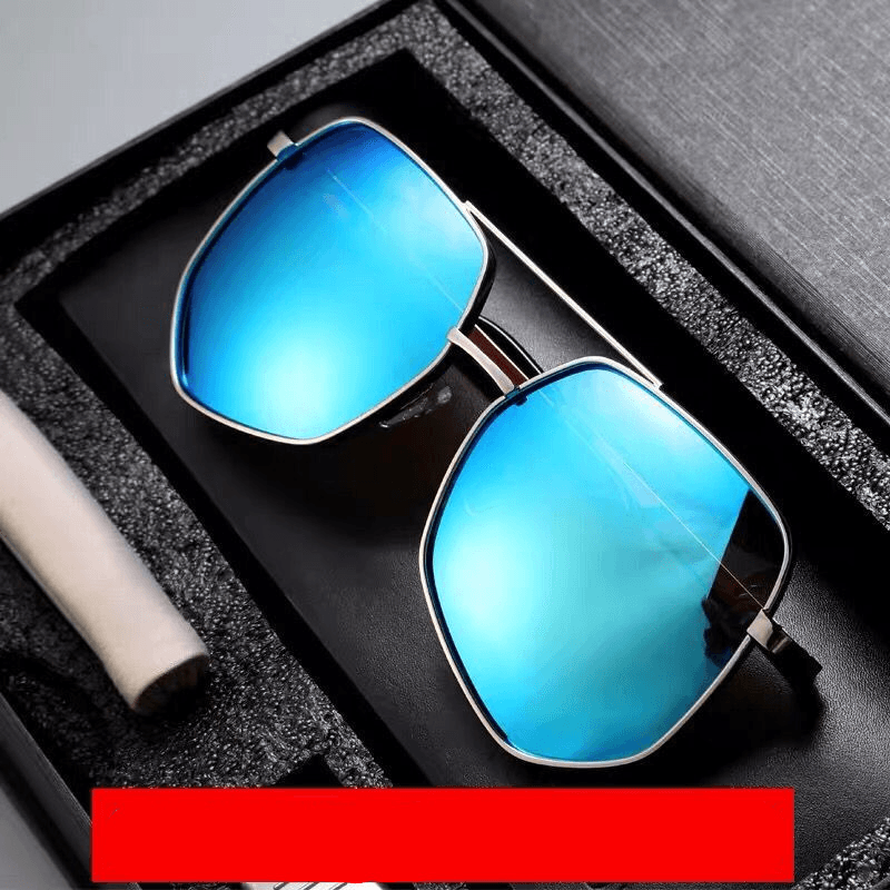 Trend Eye Men'S Polarized Sunglasses Driving Special Day and Night Net Red Glasses - MRSLM