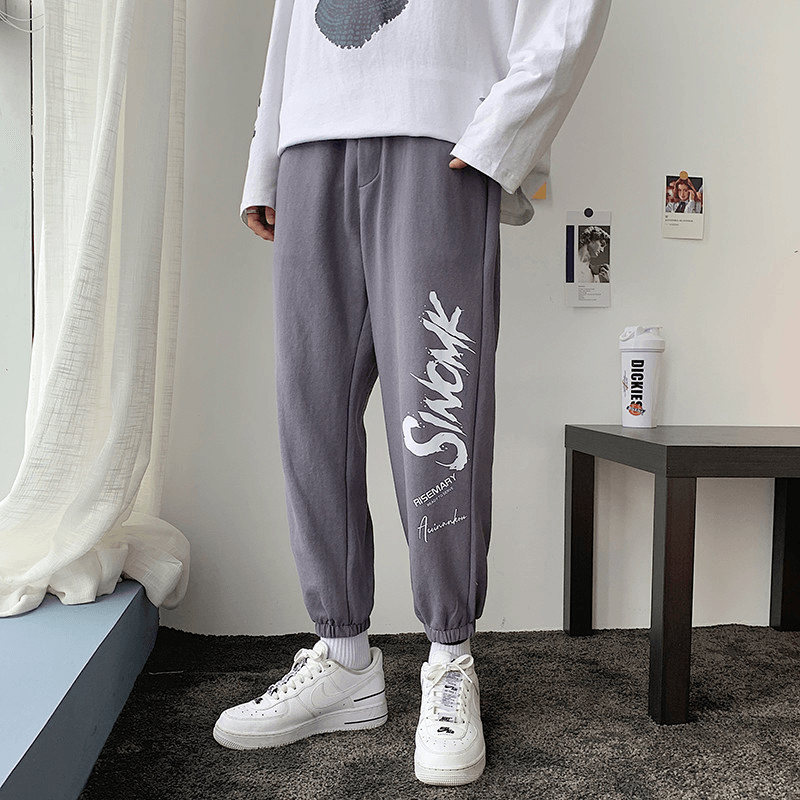 Sweatpants Korean Style Trendy Loose Casual Trousers - MRSLM