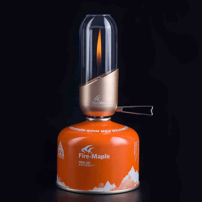 Fire Maple FM-001 Outdoor Camping Tent Light Windproof Gas Fuel Lamp Candle Lantern - MRSLM