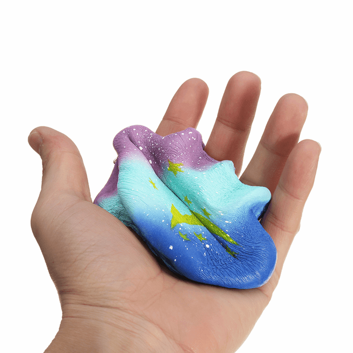 Squishy Starry Night Star Moon Bun Bread 9Cm Gift Soft Slow Rising with Packaging Decor Toy - MRSLM