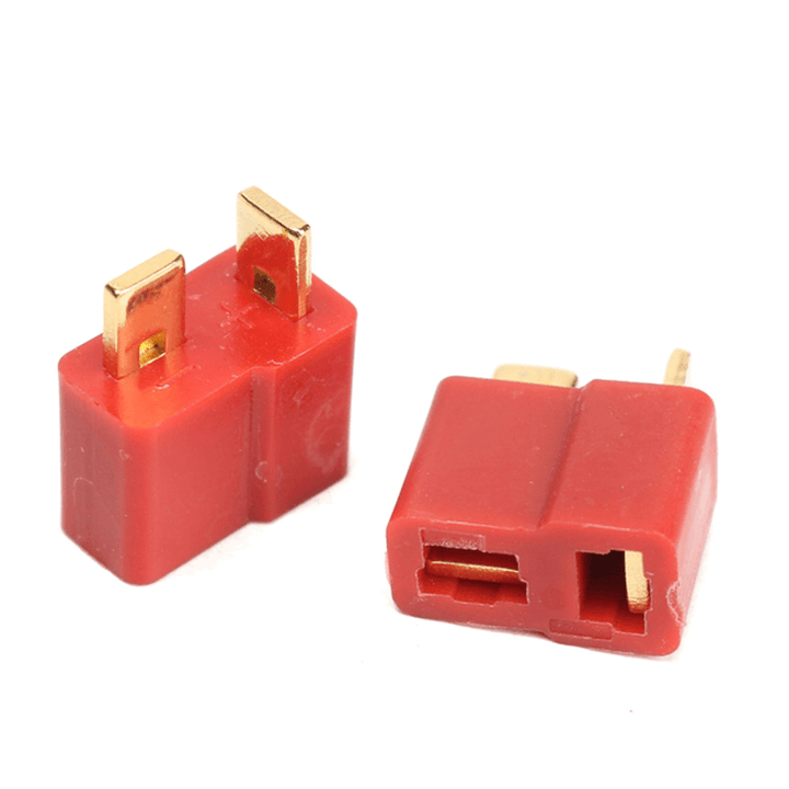 Excellway® DC 012 20Pcs T Plug Male & Female Connectors Deans Style for RC Lipo Battery - MRSLM