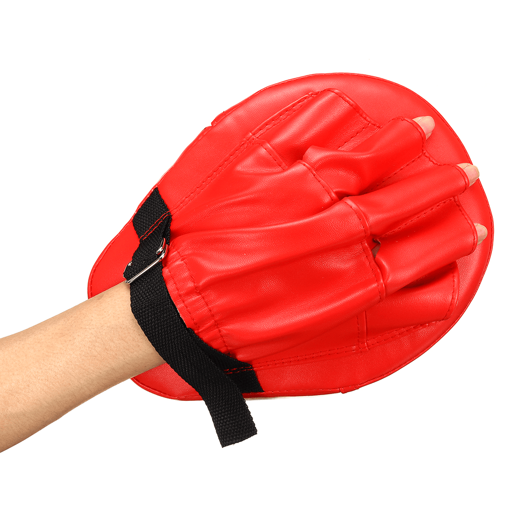 Boxing Target Thickened Curved PU Leather Boxing Curved Baffle Thai Taekwondo Kick Shield - MRSLM