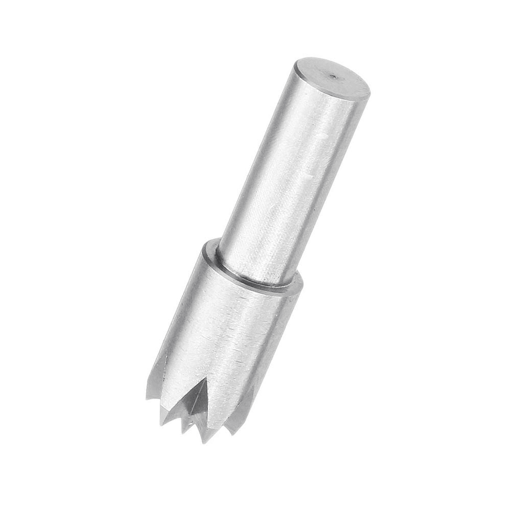 6Mm Shank Stainless Steel Plum Blossom Thimble Drill Bit Dead Center for Mini Lathe Machine - MRSLM