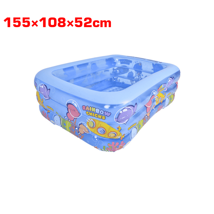 JILONG Inflatable Swimming Pool High Quality Outdoor Home Use Paddling Pool Kids Adults Large Size Inflatable Pool - MRSLM