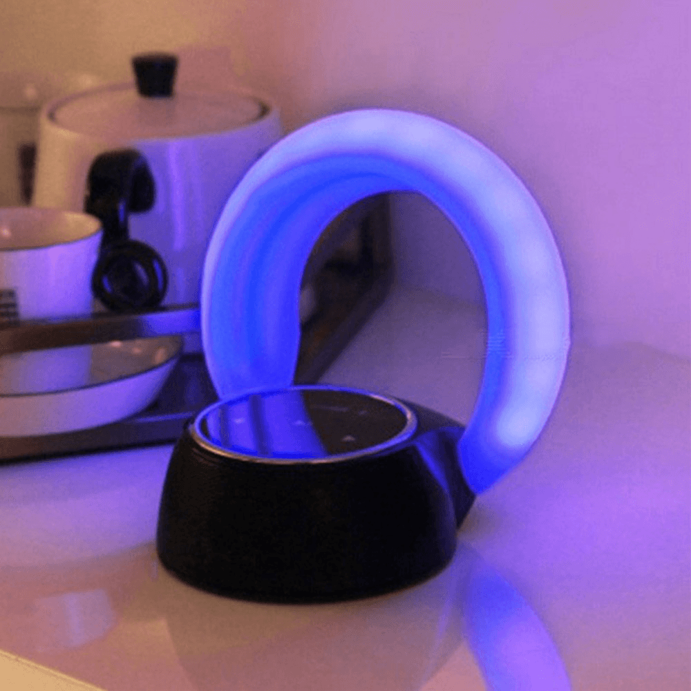 Night Light Wireless Bluetooth Speaker Stereo Sound Fingertip Touch Speaker Lamp Audio Music Player - MRSLM