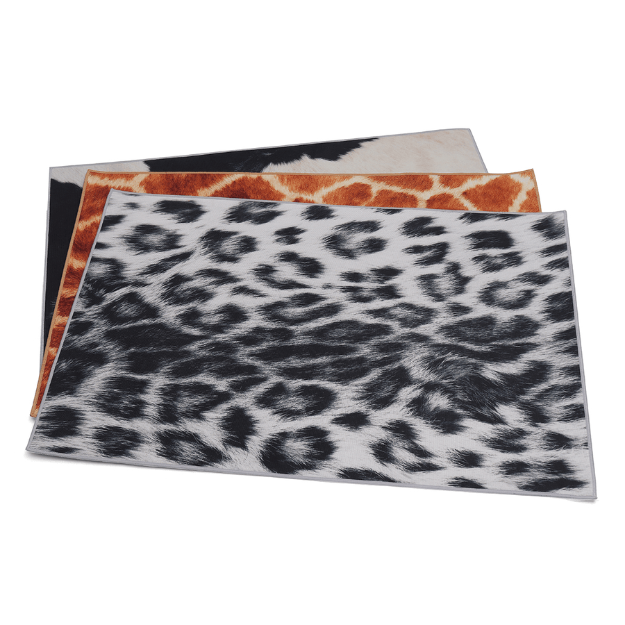 Anti-Slip Animal Fur Pattern Tatami Carpet Rug Living Room Bedroom Floor Mats - MRSLM