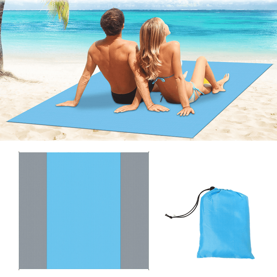 Oxford Cloth Beach Mat Waterproof Folding Picnic Mat Sleeping Pad Outdoor Camping Travel - MRSLM