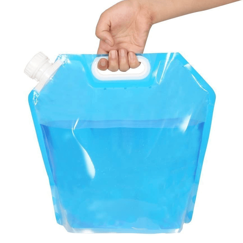 5L/10L Portabl Foldable Water Bags Collapsible Water Tank Cooking Picnic BBQ Water Container Bag Carrier Car Water Container - MRSLM