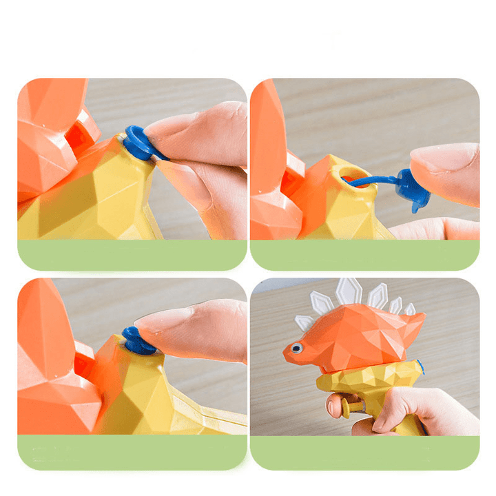 3D Cartoon Dinosaur Shape Outdoor Playing in Water Parent-Child Interactive Spray Gun - MRSLM