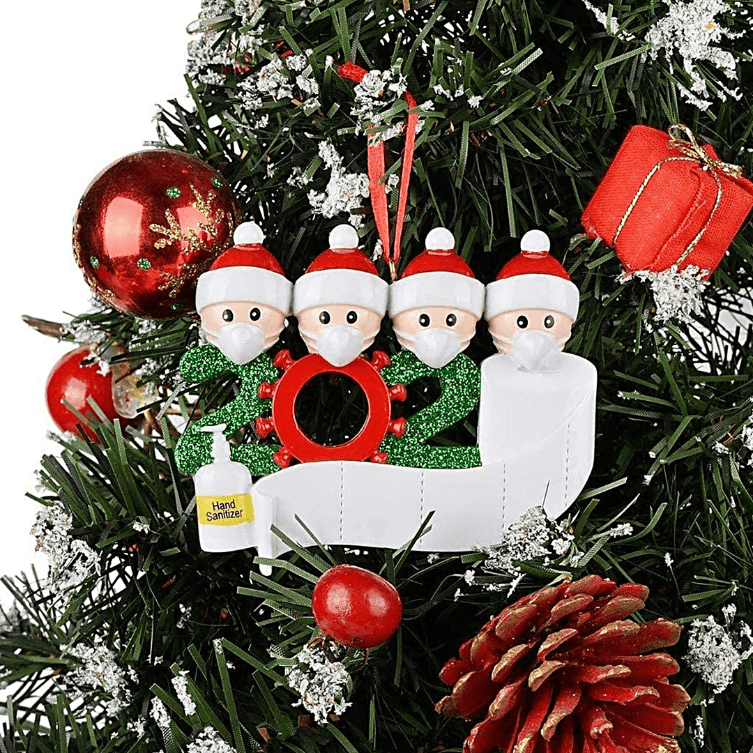 2020 Merry Christmas Tree Hanging Ornaments Family DIY Personalized Decor Gifts - MRSLM