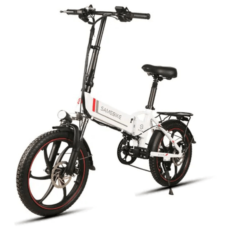 Samebike XW-20LY 10AH 48V 350W 20 Inch Smart Folding Electric Bicycle 35Km/H Max. Speed 70Km Mileage Max Load 120Kg E-Bike - MRSLM