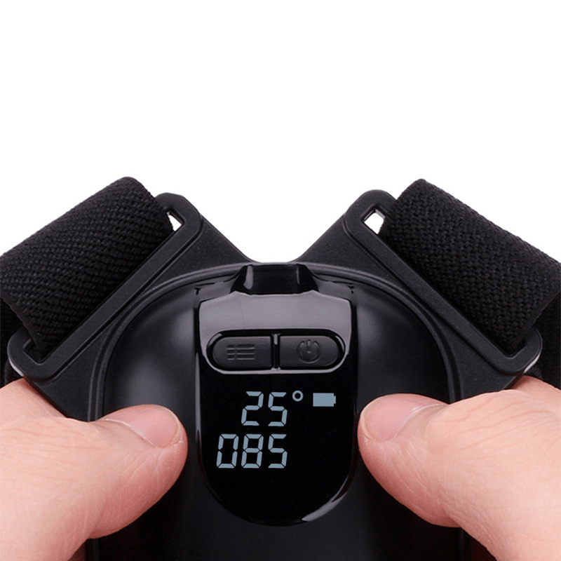 Smart LED Display Back Posture Correction Belt Adjustable Anglel with Vibration Reminder Brace Support Belt for Adults Children - MRSLM