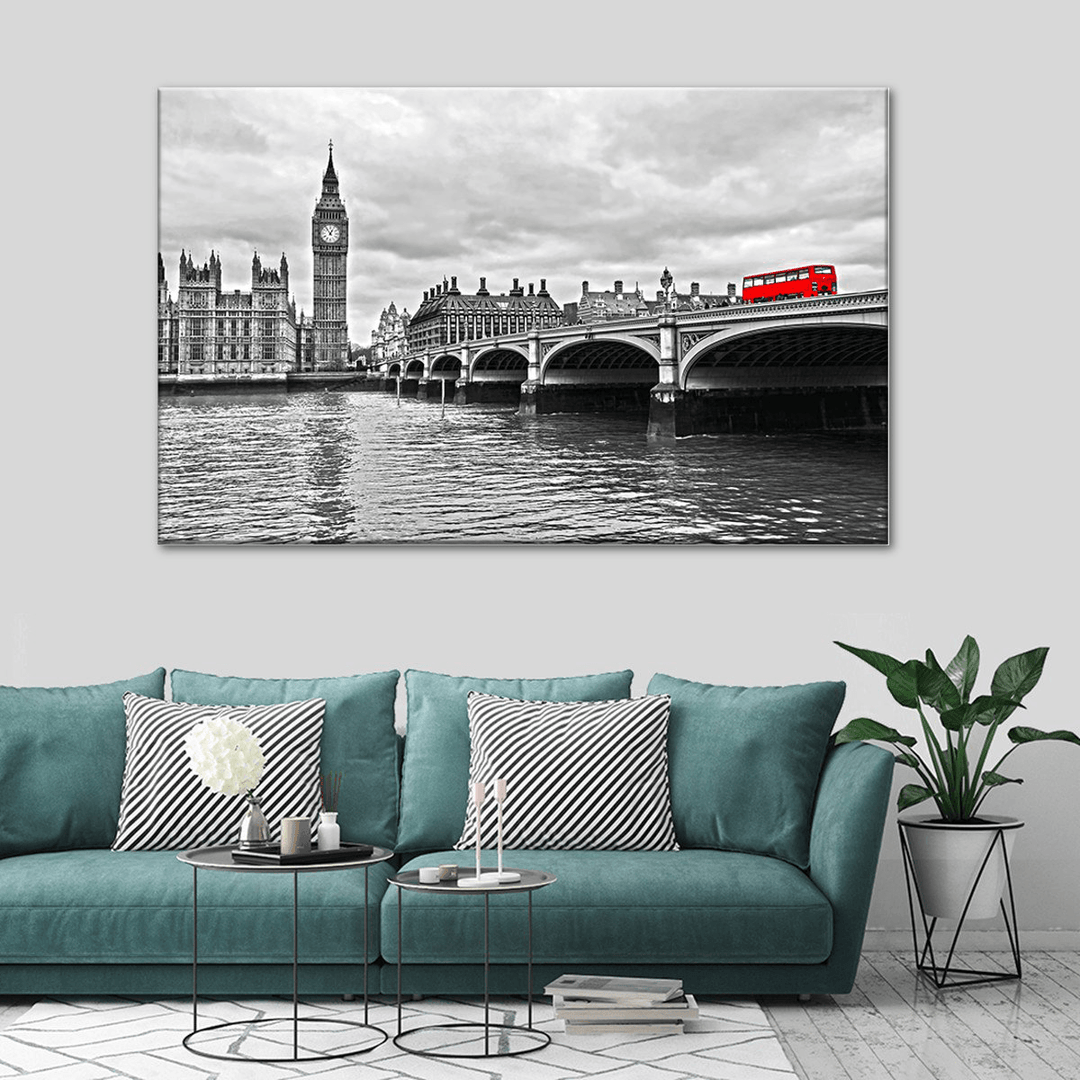 City Modern Canvas London Scenery Print Paintings Wall Art Picture Decor Unframed - MRSLM