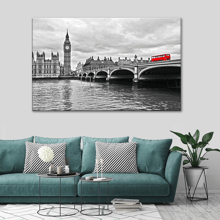 City Modern Canvas London Scenery Print Paintings Wall Art Picture Decor Unframed - MRSLM