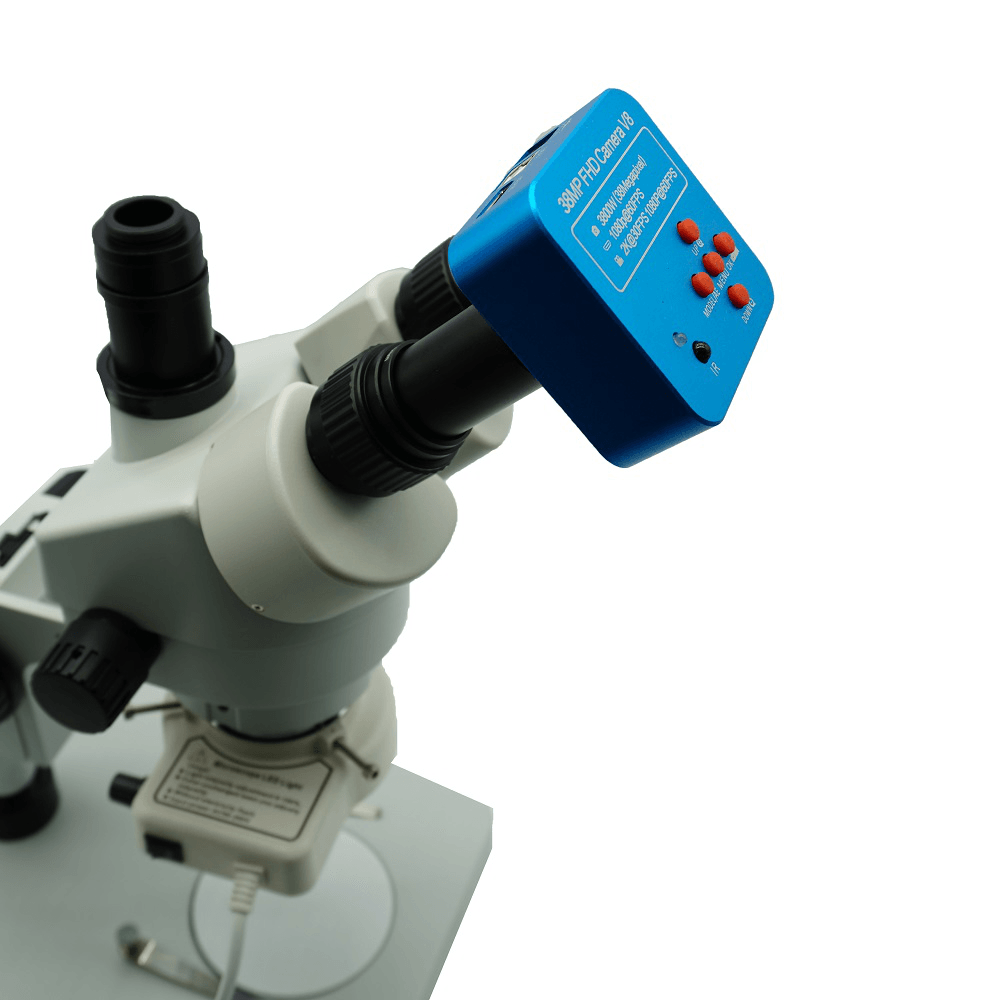 38MP Industrial Microscope Camera with 0.5X Eyepiece 23.2Mm to 30Mm 30.5Mm Adapter for Phone CPU PCB Repair - MRSLM