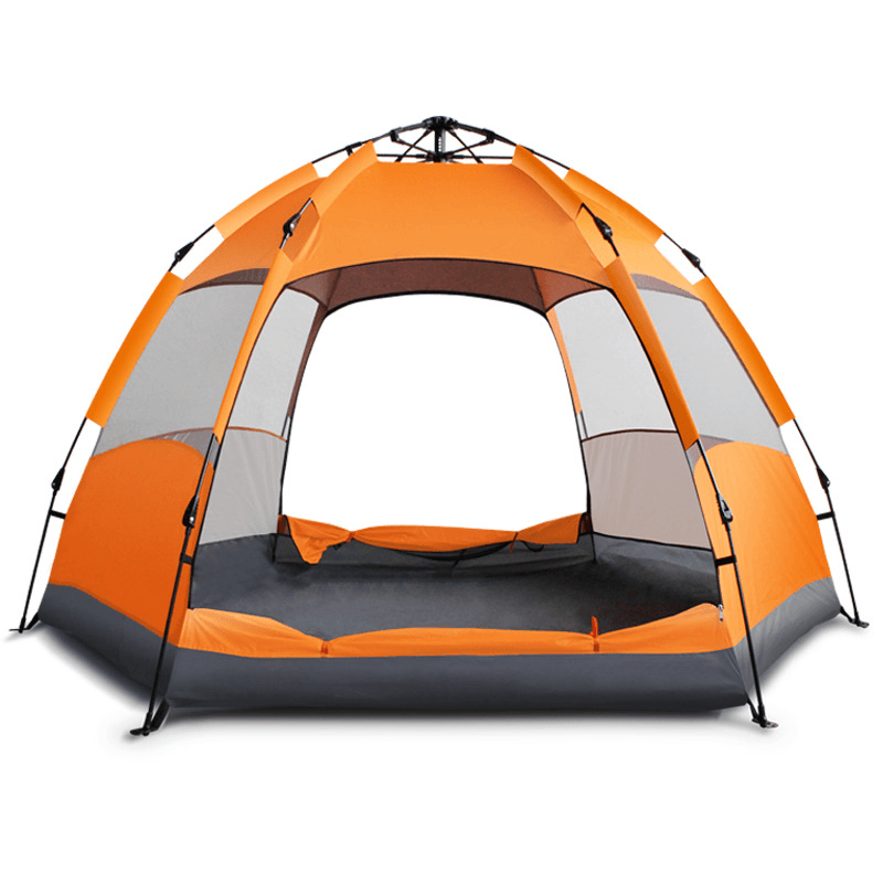 3-4/5-8 Person Camping Tent Double Layer Waterproof UV Protection Sunshade Canopy Outdoor Travel - MRSLM