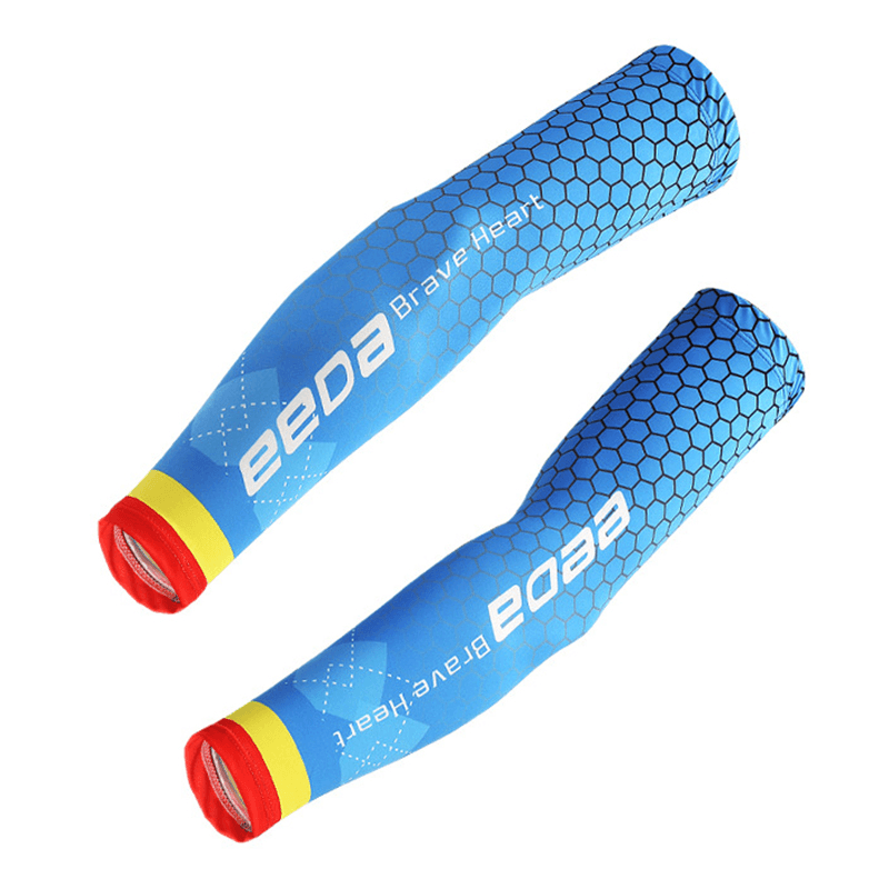 1Pair Men Women Sunscreen Cycling Fishing Cooling Arm Sleeves Sweatproof Breathable - MRSLM