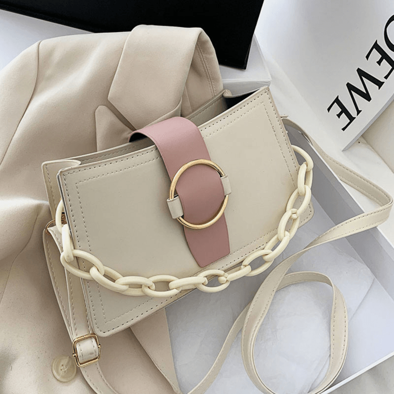 Women Fashion Shoulder Bag Crossbody Bag Handbag Chain Bag - MRSLM