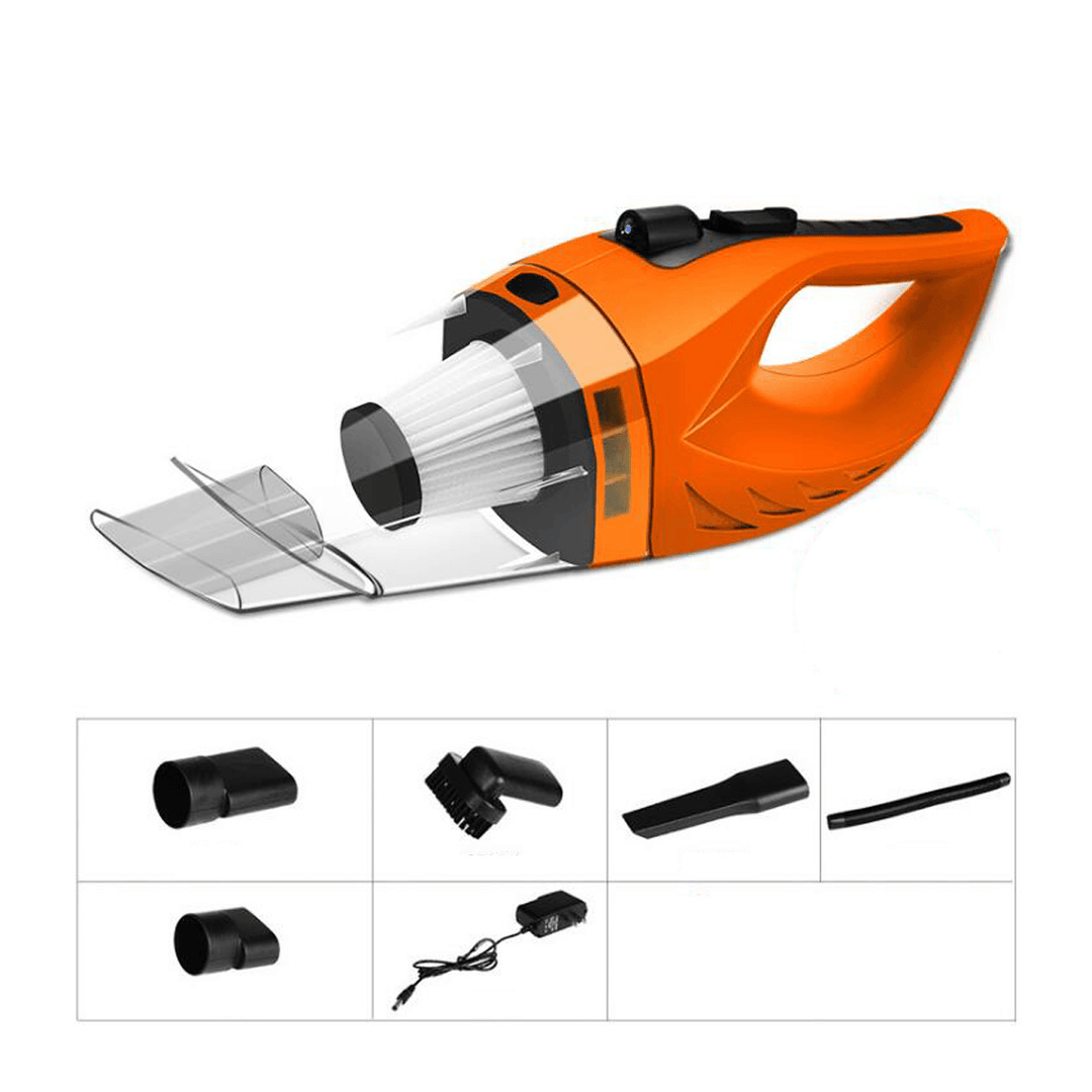 12V 150W Cordless Handheld Vacuum Cleaner Strong Suction Dust Busters Wet & Dry - MRSLM